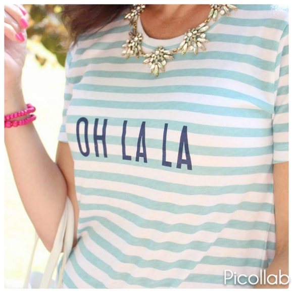 J. Crew Tops - J. Crew "Oh La La" Collector Tee